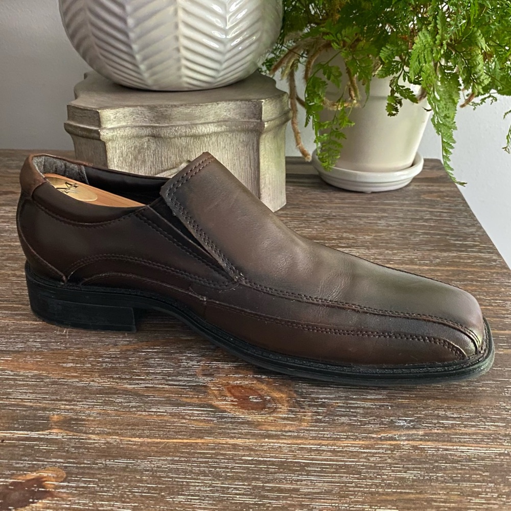 Dockers Men’s 9 M Slip On Loafers Casual‎ Shoes Brown Leather Low Top - Picture 6 of 10